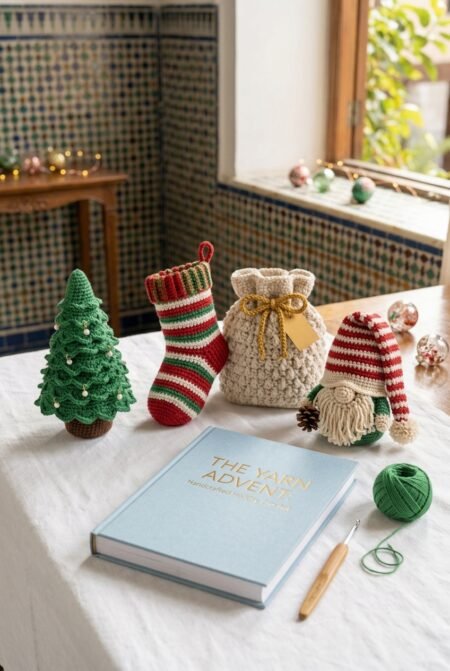 Christmas Crochet Pattern Bundle | Tree, Stocking, Gift Bag & Gnome PDF | Holiday Tutorial
