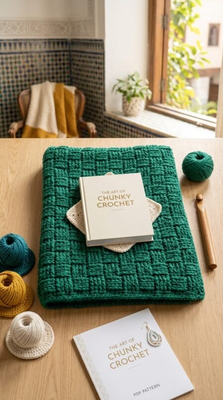 Crochet Baby Blanket Pattern | Super Bulky Yarn PDF | Easy Beginner-Friendly Tutorial
